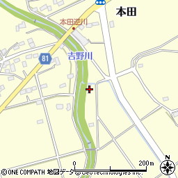 埼玉県深谷市本田1678周辺の地図