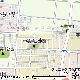 福井県坂井市春江町中筋北浦42周辺の地図