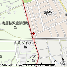 埼玉県深谷市緑台4周辺の地図