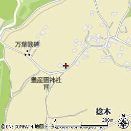 茨城県行方市捻木551周辺の地図