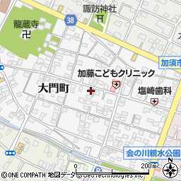 埼玉県加須市大門町9-25周辺の地図