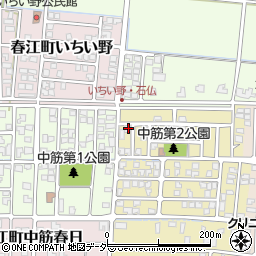 福井県坂井市春江町中筋北浦28周辺の地図
