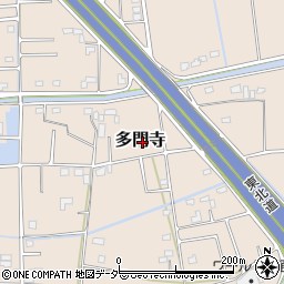 埼玉県加須市多門寺296周辺の地図