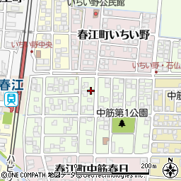 福井県坂井市春江町中筋大手49周辺の地図
