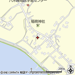 茨城県行方市八木蒔166周辺の地図