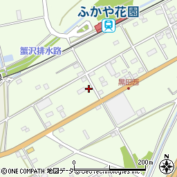 埼玉県深谷市黒田497周辺の地図