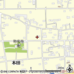 埼玉県深谷市本田807周辺の地図