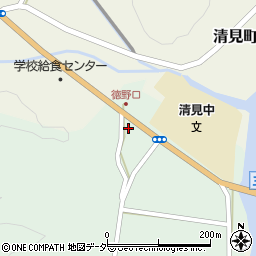 岐阜県高山市清見町牧ケ洞3843周辺の地図
