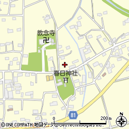 埼玉県深谷市本田2082-3周辺の地図