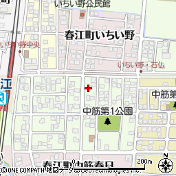 福井県坂井市春江町中筋大手46周辺の地図
