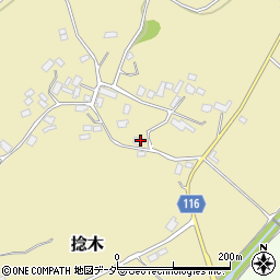 茨城県行方市捻木280周辺の地図