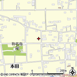埼玉県深谷市本田808周辺の地図
