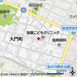 埼玉県加須市大門町6-6周辺の地図