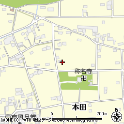 埼玉県深谷市本田1824周辺の地図