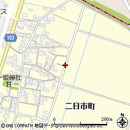 福井県福井市二日市町周辺の地図