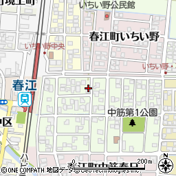 福井県坂井市春江町中筋大手67-1周辺の地図