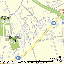 埼玉県深谷市本田2171周辺の地図