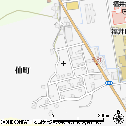 福井県福井市仙町周辺の地図