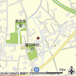 埼玉県深谷市本田2084周辺の地図