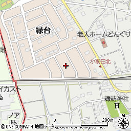 埼玉県深谷市緑台17周辺の地図