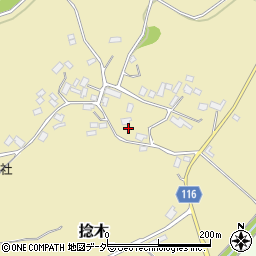 茨城県行方市捻木282周辺の地図