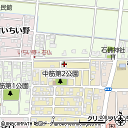 福井県坂井市春江町中筋北浦15周辺の地図