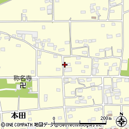 埼玉県深谷市本田804周辺の地図