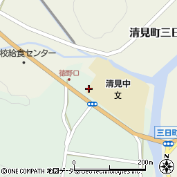 岐阜県高山市清見町牧ケ洞3835周辺の地図