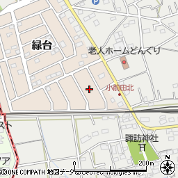 埼玉県深谷市緑台18周辺の地図
