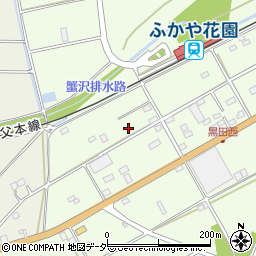 埼玉県深谷市黒田490周辺の地図