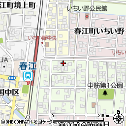 福井県坂井市春江町中筋大手59-1周辺の地図