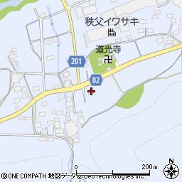 埼玉県秩父郡長瀞町岩田721周辺の地図