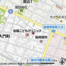 埼玉県加須市大門町4-13周辺の地図