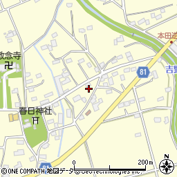 埼玉県深谷市本田2169周辺の地図