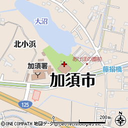 加須市　障害福祉サービス事業所・あけぼの園周辺の地図