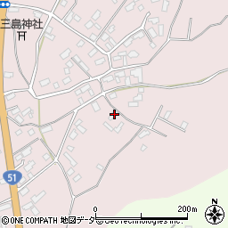 茨城県鉾田市台濁沢52周辺の地図