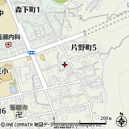 岐阜県高山市片野町5丁目190周辺の地図