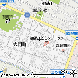 埼玉県加須市大門町8-40周辺の地図