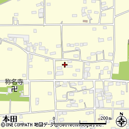 埼玉県深谷市本田802周辺の地図
