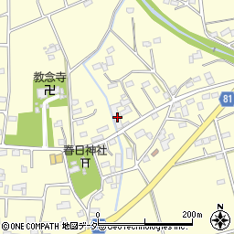 埼玉県深谷市本田2089周辺の地図