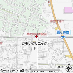 峯村内科医院前周辺の地図