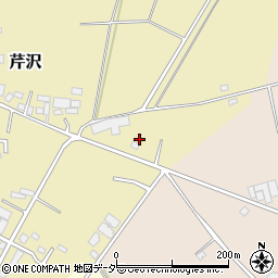 茨城県行方市芹沢1834周辺の地図