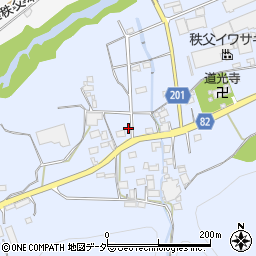 埼玉県秩父郡長瀞町岩田544周辺の地図