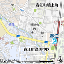 福井県坂井市春江町為国西の宮4周辺の地図