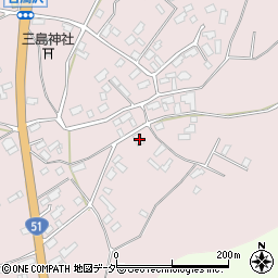 茨城県鉾田市台濁沢53周辺の地図