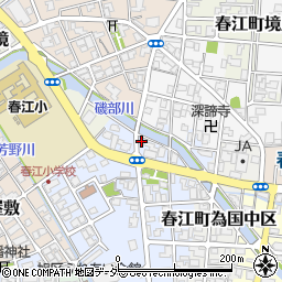 福井県坂井市春江町為国西の宮2周辺の地図