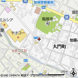 埼玉県加須市大門町17-14周辺の地図