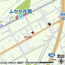 埼玉県深谷市黒田437周辺の地図