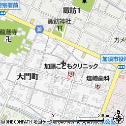 埼玉県加須市大門町8-35周辺の地図