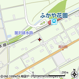 埼玉県深谷市黒田492周辺の地図